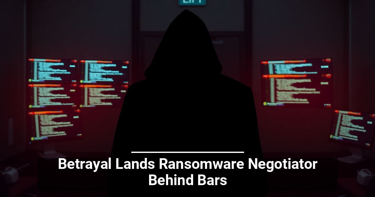 Betrayal Lands Ransomware Negotiator Behind Bars